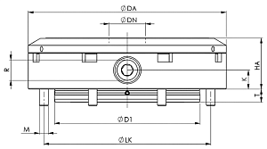 amf_Встроенный зажимной модуль, фланцевое исполнение 6151HA.png