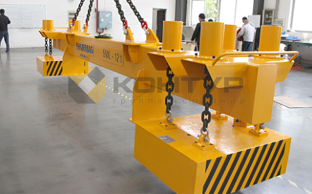 Грузоподъемная траверса с электропостоянными магнитами для cлябов и плит с необработанной поверхностью, серия HB