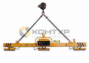 Аккумуляторная грузоподъемная траверса с электропостоянными магнитами для сортового проката, серия HBEPS