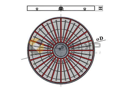 Патроны, плиты и зажимы HVR MAG на основе электроуправляемых постоянных магнитов серии HMC2 для вертикальных токарно-карусельных станков