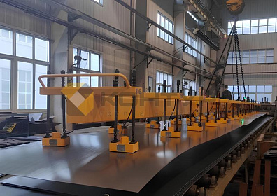 Грузоподъемная траверса с электропостоянными магнитами для тонких стальных листов, серия HM3