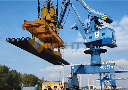 Грузоподъемная траверса с электропостоянными магнитами для прокатного круга, серия HL