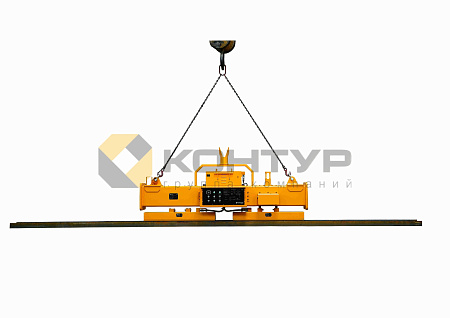 Грузоподъемная траверса с электропостоянными магнитами с питанием от аккумулятора для стального сортового прокат, серия HBEPS