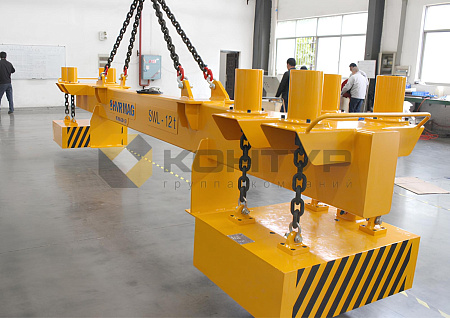 Грузоподъемная траверса с электропостоянными магнитами для cлябов и плит с необработанной поверхностью, серия HB