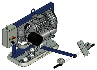 Вакуумная траверса для древесных плит AERO PORO 300