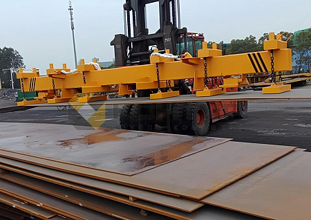 Грузоподъемная траверса с электропостоянными магнитами для нескольких стальных пластин, серия HM6